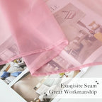 NICETOWN Pink Bed Canopy for Nursery - Image 5