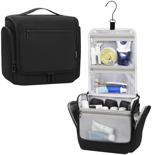 Relavel Hanging Toiletry Bag for Men, Large Travel Bag for Women by Relavel