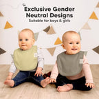 KeaBabies 8-Pack Organic Baby Bibs - Image 6
