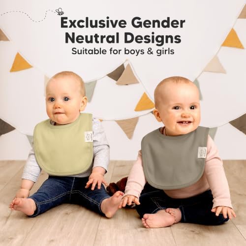 KeaBabies 8-Pack Organic Baby Bibs - Image 6