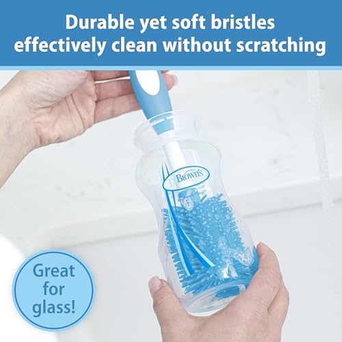 Dr. Brown's Soft Touch No Scratch Baby Bottle Cleaning Brush, Nipple Cleaner - Image 2