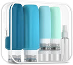 Mrsdry 16 Pack Travel Bottles for Toiletries, Large 6oz Silicone Travel by Mrsdry