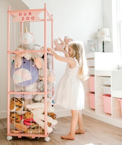 Mloong Stuffed Animal Zoo Storage, Gift by mloong