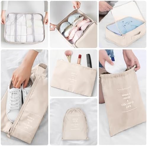 Packing Cubes for Travel 10 Set Luggage Organizer Bags - Image 3
