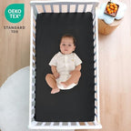 david's kids Waterproof Crib Sheets Fitted 2 Pack, Ultra Soft Breathable Crib - Image 2