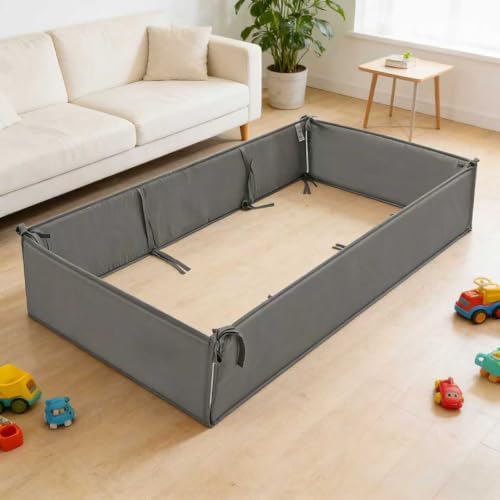 4PCS Mesh Soft Wall Padding Panels, Foldable Rail Covers - Image 5