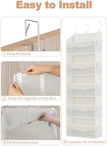 TAHAVICE 1 Pack Over The Door Storage Organizer - Image 7
