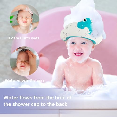 FUNUPUP Baby Shower Cap with Bath Rinse Cup - Image 2