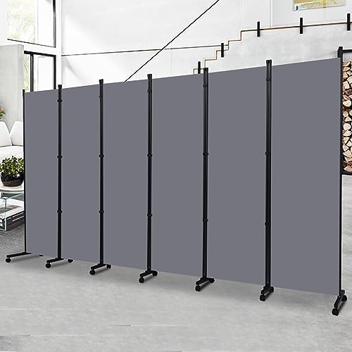 Room Divider 102'' Wide Folding Room Divider Panel by HOMSCREENER