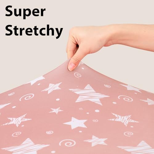Baby Bedside Bassinet Sheets Fitted, 33”x20” Compatible - Image 4