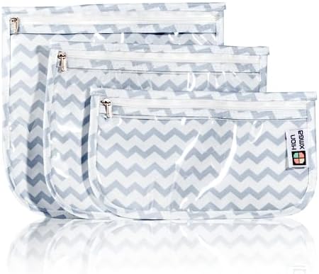 HIONXMGA TSA Approved Toiletry Bag, Waterproof Makeup Cosmetic Bag by HIONXMGA