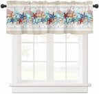 Coastal Beach Kitchen Curtains Valances by VandarllinHomeKitchenDecor