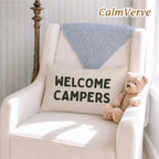 Welcome Campers 12x20 Pillow Cover Camping Decor， - Image 2