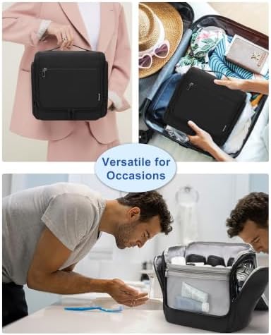 Relavel Hanging Toiletry Bag for Men, Large Travel Bag for Women - Image 7