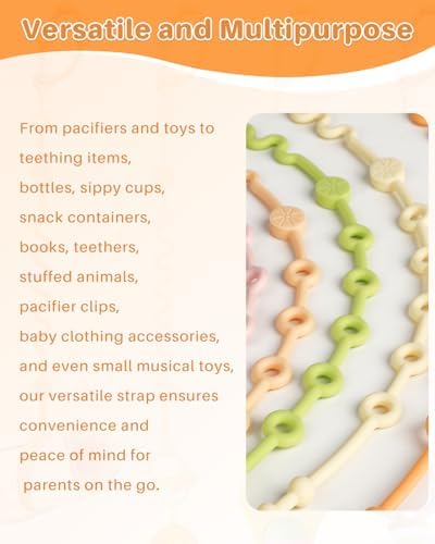 LittleHugs Toy Straps for Baby, Adjustable Toy Holder for Stroller Accessories - Image 4