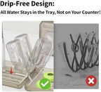 YOTIME Travel Bottle Brush Set, Foldable Drying Rack - Image 4