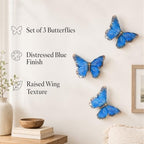 GUSFREUD 3D Butterfly Wall Decor Set – Resin Wall Decor - Image 5