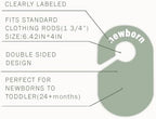 8 Pack Baby Closet Dividers – Pure Green Nursery Organizer - Image 3