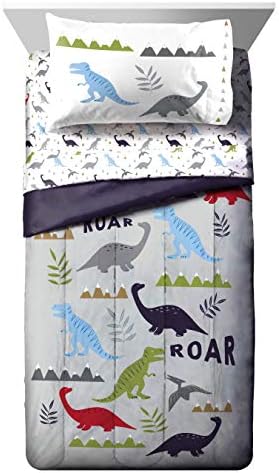 Trend Collector Dinosaur Full Comforter Set 7 Piece Kids Bedding - Image 2