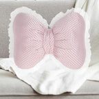 Fenteer Cute Bow Cushion, Soft Bowknot Decorative Throw Pillow, Comfortable - Image 4