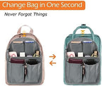 Surblue Backpack Organizer Insert Liner Hanging Travel Rucksack Purse and - Image 6
