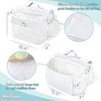 Saddle shape 2 Compartments Bath Toy Organizer, Easy Access - Image 2