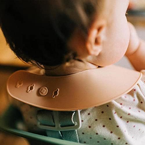 Moonkie Silicone Baby Bibs Set of 2, BPA Free Waterproof Baby Bibs - Image 4