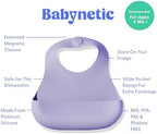 Magnetic Silicone Baby Bib – Waterproof, Dishwasher Safe, BPA Free Food-Grade - Image 3