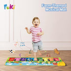 FOKI Floor Piano Mat for Baby & Toddler Gifts, 32 Sounds, Animal Farm Theme - Image 2
