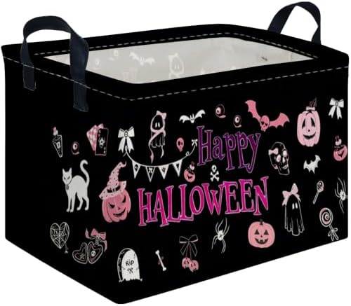 Rectangular Dinosaur Halloween Basket, Trick or Treat Baskets by FXOCSHE