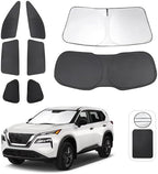 TINGLU Window Shades for Nissan Rogue 2021-2025 2026 Accessories Car Side Full by TINGLU