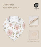 8 Pack Muslin Baby Bandana Bibs - Image 5