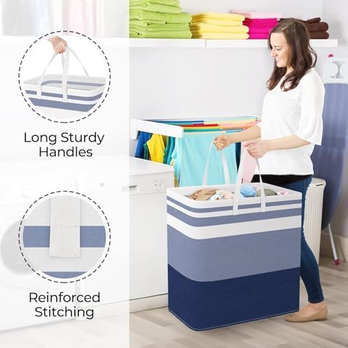 StorageRight Laundry Basket Hamper Large Collapsible Laundry Hamper - Image 4