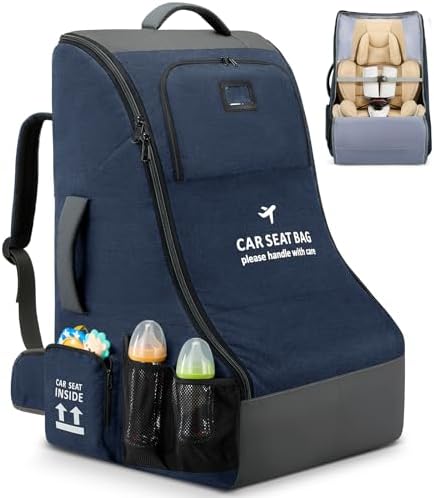 RAINSMORE Padded Car Seat Travel Bag by RAINSMORE