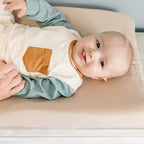 Konssy 100% Cotton Muslin Changing Pad Cover 2 Pack - Image 3