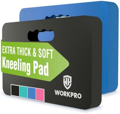 WORKPRO Extra Thick Kneeling Pad, Soft NBR Foam Cushioning by WORKPRO