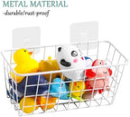 Metal Bath Toy Holder, Hanging Bathtub Toy Storage, Wall Mounted Bath Tub Baby - Image 3