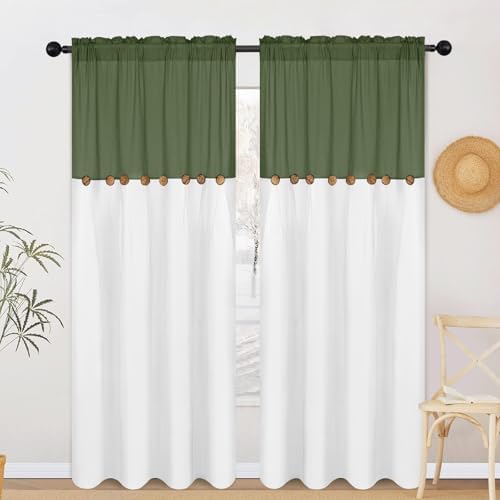 FRAMICS Farmhouse Cotton Linen Curtains - Image 7