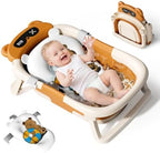 Collapsible Baby Bathtub for Newborn to Toddler by kerbwry