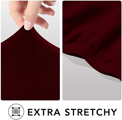 PureFit Super Stretch Chair Covers Fleece Couch Covers - Image 4