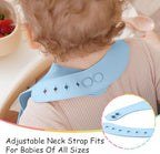 Mombella Baby Bibs, Silicone Bibs - Image 4