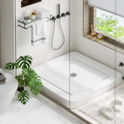 HITSLAM Square Shower Mat, 32 x 32 Inch Non Slip Bath Mat - Image 7
