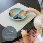 Yeah Baby Goods Silicone Toddler Placemat, Desert Sage - Image 4