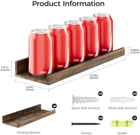 upsimples Floating Shelves for Wall Decor and Storage - Image 3