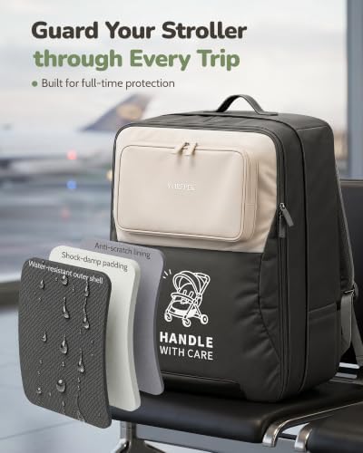 YOREPEK Expandable Padded Stroller Travel Bag - Image 5
