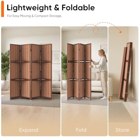 JOSTYLE Bamboo Room Divider - Image 5
