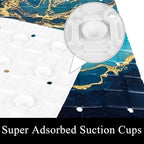 Shower Mat Non Slip, Marble Texture Anti Slip Bath Mat - Image 3