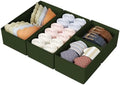 DIMJ Drawer Organizers Clothes, Fabric Closet Organizers and Storage, Shallow by DiMJ
