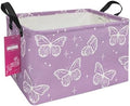 Rectangular Butterfly Storage Basket Gift Bag by INGHUA