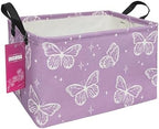 Rectangular Butterfly Storage Basket Gift Bag by INGHUA